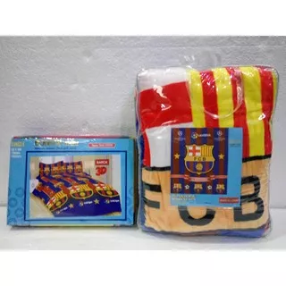 Couple Sprei Dan Selimut Super Lembut Dan Tebal Merk Bonita - BARCELONA SINGLE