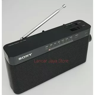 Radio Portable FM/AM Sony ICF-306 Radio Sony ICF-306 Hitam - Hitam
