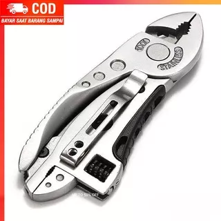 (100% BARANG ORI) KNIFEZER Kunci Pas Swiss Army Knife Wrench Plier EDC Multifungsi MPG05