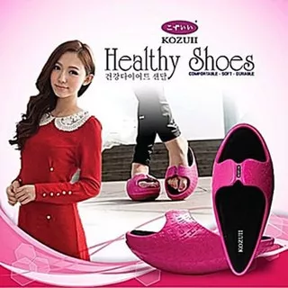 Kozuii Healthy Shoes Slim Sandal Wanita, Sandal Pelangsing - Pink