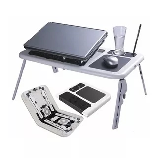 E-Table Desk Portable Plastik Cooling Fan - Meja Notebook Laptop Lipat
