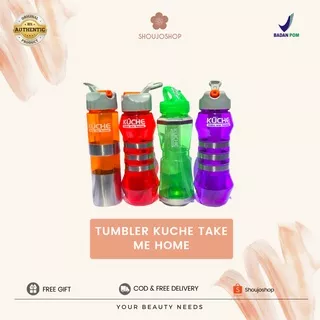 SOJO - PROMO CUCI GUDANG Tumbler Kuche Take Me Home Botol air minum dengan sedotan