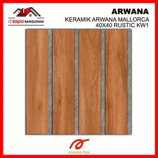 ARWANA KERAMIK Halaman / Dinding Keramik Arwana Mallorca 40X40 Rustic murah