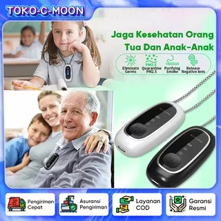 Pembersih Udara Portable Kalung Pembersih Yang Depat Dipakai Pembersih Udara USB Elektronik ion kalung anti virus air purifier portable