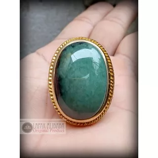 Cincin Batu Giok Burma Jumbo Natural Jadeite Jade Type A