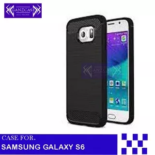 Case For Samsung Galaxy S6 Premium Softcase iPAKY Carbon