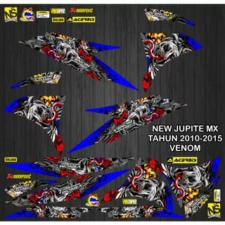 STIKER STRIPING DECAL VARIASI NEW JUPITER MX TAHUN 2010-2015 VENOM