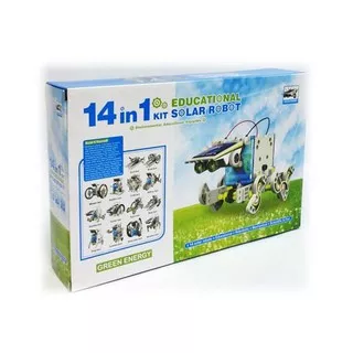 WY Mainan Edukasi DIY 13 in 1 Solar Robot Kit / Solar Toys 13 in 1