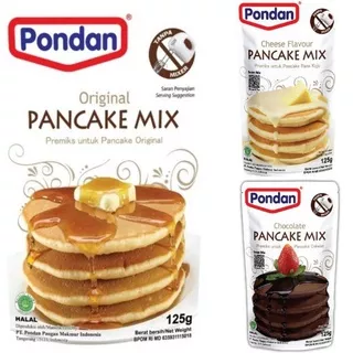 PONDAN PANCAKE MIX / PONDAN PANCAKE COKLAT 125GRAM & PONDAN PANCAKE KEJU 125GRAM