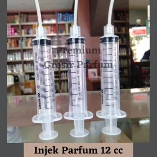 Suntikan Selang Untuk Isi Ulang Parfum - Ukuran 12 ml / SUNTIKAN ALAT ISI ULANG PARFUM SUDAH TERMASUK SELANG / suntikan/spet +selang 12ml dan 20ml suntikan parfum