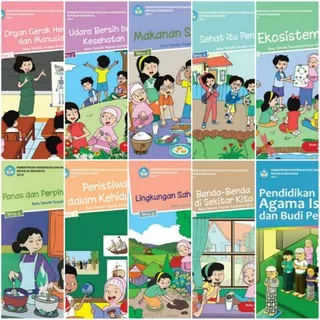 Buku Pelajaran SD / MI Tematik Kelas 5 Tema 1, 2, 3, 4, 5, 6, 7, 8, 9 dan Agama Islam