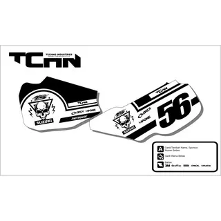 DECAL STRIPING STICKER TS 125 TENGKORAK