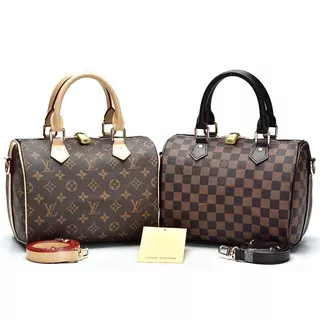 Tas LV Speedy 25 Bandouliere Canvas Damier AM40390