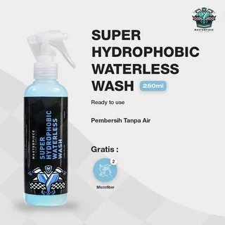 Masterpiece Super Hydrophobic Waterless Wash 250ml | Shampo Mobil Wax Cuci Mobil Tanpa Air