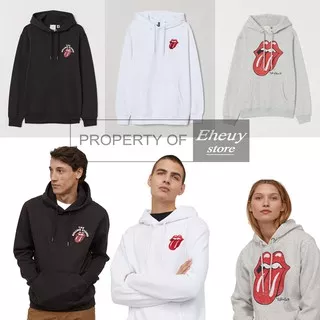 Hoodie H&M Rolling stone edition colaboration jaket rolling stone