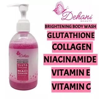 Brightening body wash collagen glutathione niacinamide sabun pencerah kulit pemutih badan