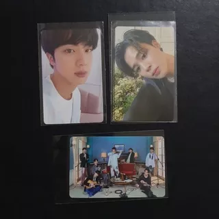 Photocard BTS Official, Photocard Be Essential Edition Jin, Jimin