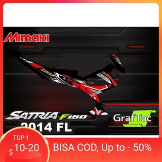 STRIPING MOTOR SATRIA FU 150 FACELIFT / STICKER STRIPING MOTOR SUZUKI FULL VARIASI FULL AKSESORIS