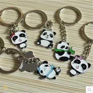 Hadiah, kerajinan, souvenir wisata, aksesoris, gantungan kunci panda