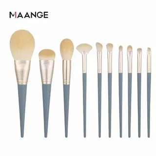 MAANGE 10 Pcs Professional Makeup Brush Set Blusher Brush Foundation Eye Shadow Brush Cosmetic Tool