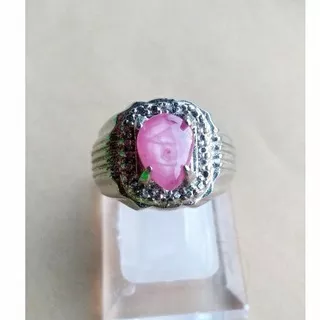 cincin batu ruby mozambiq model tetes air