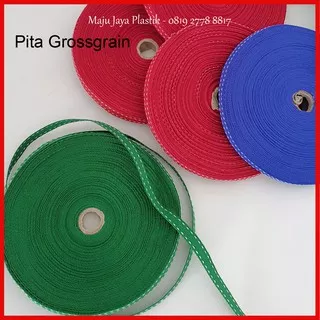 Pita Grossgrain 1 roll/ pita hampers natal/ pita natal/ pita warna hijau lebaran/ pita natal/ pita bintik