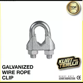 KLEM 8MM 8 MM CLIP CLAMP KAWAT SELING SLING WIRE ROPE KUALITAS IMPORT