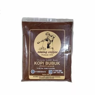 Kopi Bubuk Aming 200gr Kopi Bubuk Robusta Pontianak