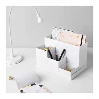 Desk Organizer Detachable Pengatur Meja Kerja Minimalis Stationary Organizer Tempat Pensil