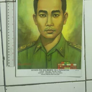 Poster Pahlawan Nasional Letjen TNI Anumerta D.I Panjaitan