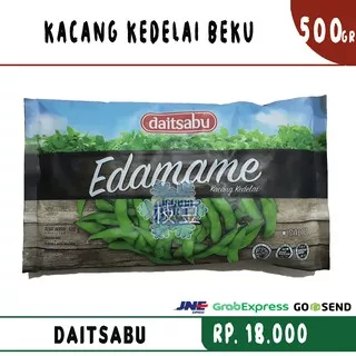 Daitsabu Edamame Salted 500gr / Kacang Kedelai Beku Asin