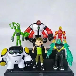 MAINAN FIGURE BEN 10 SET / TOPPER CAKE KUE BEN 10