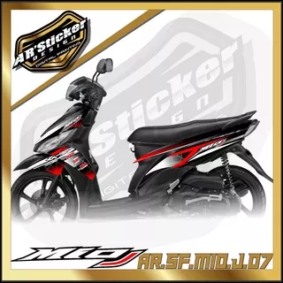 MIO STICKER STRIPING MIO J - STIKER MOTOR YAMAHA MIO J LIST VARIASI HOLOGRAM AR 07 RACING