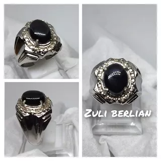 Cincin batu akik Yaman wulung dim 10mm (Yaman merah juga ada)