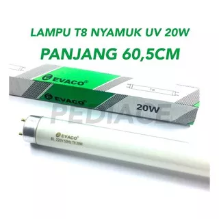 Lampu T8 Nyamuk UV EVACO 20W Lampu Nyamuk 20 watt Ultraviolet 60.5cm