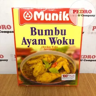 Munik bumbu ayam woku 135 gram - chicken woku seasoning - instant indonesian spice