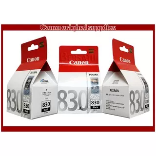 Tinta Catridge Canon PG 830 ? Original Black/Hitam Printer IP1880/1980 MP145 198 228 476 ? L0 SM Q1