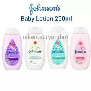 Exp 2023 Johnsons Baby Lotion 200ml Reguler / Bedtime / Milk & Rice / Cottontouch Cotton Touch 200 ml