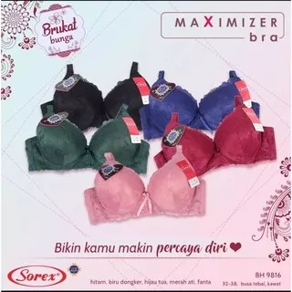 SOREX-BRA BURKAT BUSA TEBAL DENGAN KAWAT/PUSH UP BRA/MAXIMIZER BRA /BRA KEBAYA ART 9816