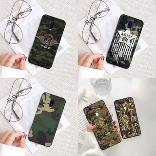 OPPO A3S A5S A37 A39 A57 A59 F1S A83 A93 A12 A15 A52 A72 A92 A15S A5 A7 2018 Phone Cover JM5 Army camouflage pattern Casing Soft Silicone Case