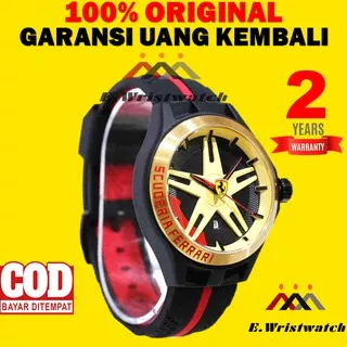 JAM TANGAN FERRARI SCUDERIA STAR JAM TANGAN PRIA FERRARI 44mm PREMIUM QUALITY GARANSI COD