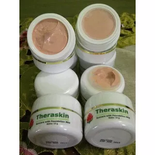 Foundation - Sunblock - Make Up Wajah Theraskin Suncare With Foundation Cream Pagi Foundation