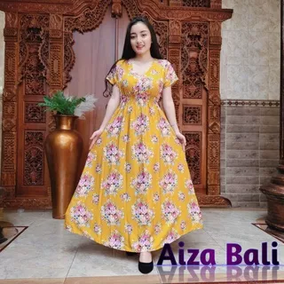 Dress Daster Mozza Panjang Motif Bunga Mawar Rose Flowers Javanese Style Lengan Pendek Rayon Super Premium Bali Terbaru Kekinian Pakaian Baju Dres Murah Wanita Cewek Perempuan Ibu Ibuk Hamil Dan Menyusui Termurah Grosir Casual XL Jumbo Lokal Santai Adem