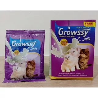 Susu Kucing Growssy Cat Milk 1 Box isi 11 Sachet