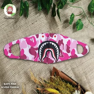 HAIHOGO MASKER SCOOBY | BAPE PINK