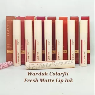 Wardah Colorfit Fresh Matte Lip Ink 4 gr / Lip Ink Wardah / Lip Matte / Lip Cream / Lipcream Wardah / Lipmatte Wardah / Lipstick Wardah / Lipstik Wardah / Wardah Lip Ink / Colorfit Lip Ink / Kosmetik Bibir / Wardah Lip Cream