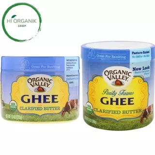 Organic Valley Purity Farms Ghee Clarified Butter 212 g ; Valley Purity Farms Ghee Clarified Butter 368 g