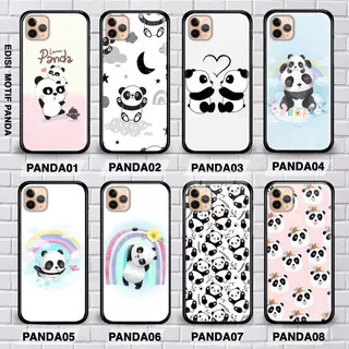custom case panda redmi 9 9a 9c note 8 note 8 pro note 9 note 9 pro premium glass case