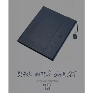 ARTIST MADE COLLECTION - SUGA] BLACK NOTE & COVER SET