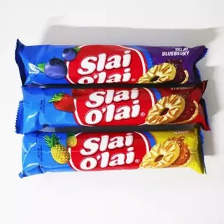 SLAI OLAY 128 GRAM DENGAN ANEKA RASA NANAS STRAWBERRY BLUEBERRY